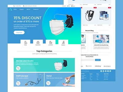 Medical app appdesign blue branding corona design docter golve illustration logo medical new ui uidesign ux web web design xd