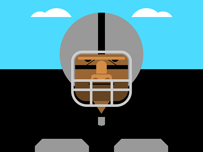 Raiders football illustraion illustration illustration art illustration digital illustrations minimalist raiders seattle sunday