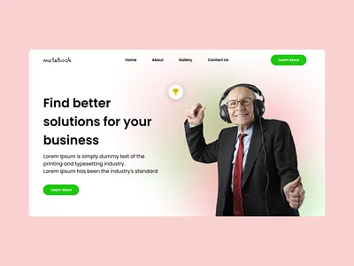 Landing page UI design design illustration landing landing page landingpage minimal ui ux web web ui
