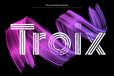 Troix — OpenType Font branding font font design ligature font ligatures line font logo type logotype luxury font retro font typeface typography