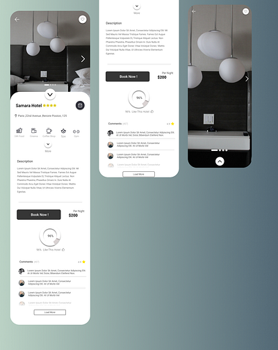 hotel book concept app branding design hotel icon illustration logo mobile ui ux web