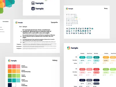 hemplo Styleguide cbd comparsion hemplo product design site ui web webdesign website