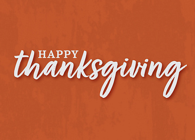 Happy Thanksgiving design holidays thanksgiving typography