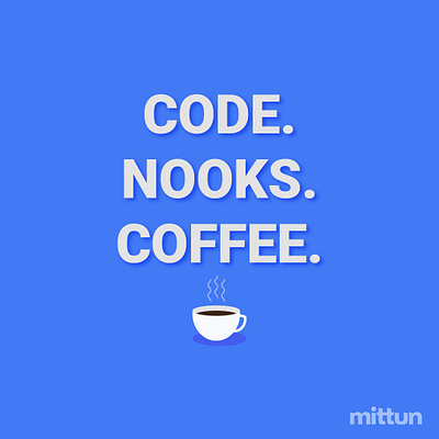 Code. Nooks. Coffee. coffee design graphic design illustration typography ui vector