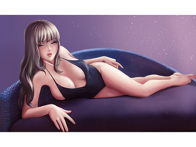 Naoko. Illustration for mobile game character characterdesign design illustration painting