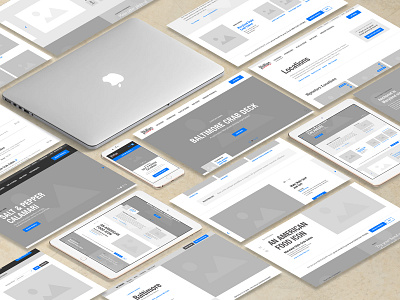 Phillips Website Wireframes design ui ux web design