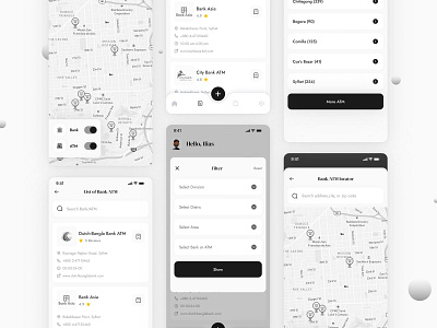 Bank or ATM Finder Mobile app app app ui design atm finder bank finder branding design finder app finder mobile app illustration ios locator mobile app mobile app design trending trendy design ui ui design ui ux design ux ux design