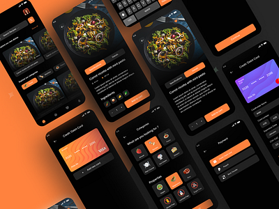 Chef Restaurant Mobile UI Design app branding design food food app food ui illustration logo minimal mobile app mobile ui popular design restaurant restaurant app template ui ui design uiux ux design vector