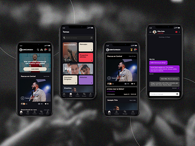 Central Church® App Mobile app mobile art direction central church digital design eddesignme el salvador lider central product design user experience user interface