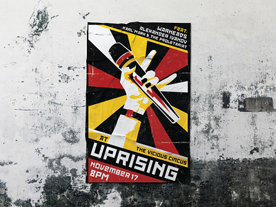 Uprising design vector