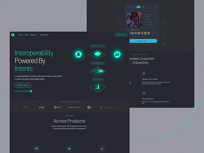 Router - Website Homepage blockchain cross chain crosschain experience crypto crypto assets dark mode design digital assets finance fintech illustration intents interface interoperability landing ui swap tech uxui web3 website