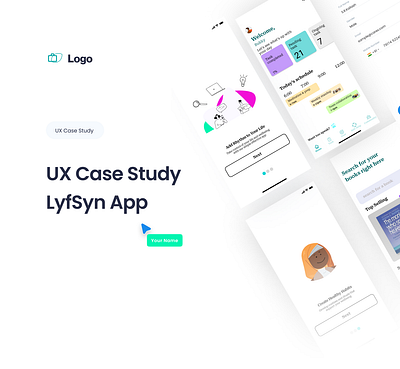 LYFSYNC APP animation casestudy design gradients graphic design mobile app typography ui user research ux research