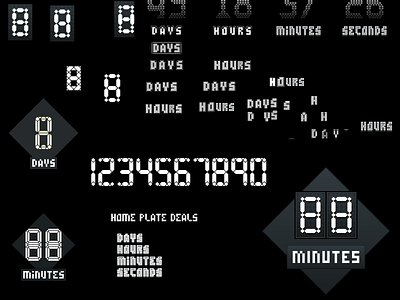 Home Plate Deals Outtakes archive base baseball black and white branding countdown days diamond figma home hours minutes mlb monochrome number outtake plate seconds sports work in progress