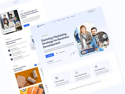 Digital Marketing Agency Web Landing-Page Design branding digital digital marketing digital marketing agency digital marketing company digital marketing service freelance marketing marketing agency marketing digital