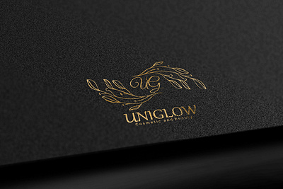 Uniglow design logo vector