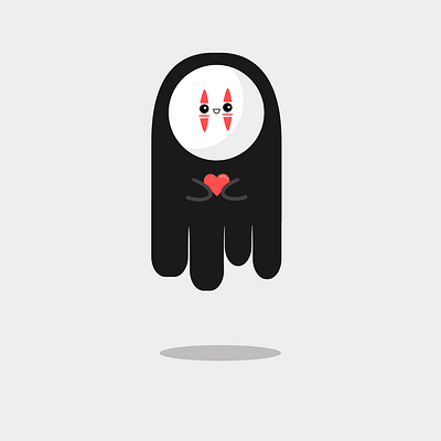 No face Illustration in kawaii style app design graphic design icon illustration logo vector