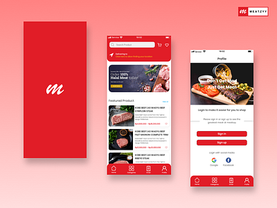 Meatzyy branding ui