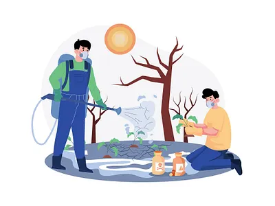 Soil Degradation Illustration Concept danger