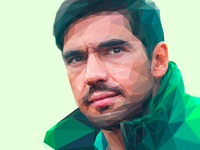 Abel Ferreira -- "Cabeça Fria, Coração Quente" abel ferreira abelferreira bitencourt brazil coach design digital illustration libertadores low poly lowpoly lowpoly portrait lowpolyportrait palmeiras sep soccer sociedade esportiva palmeiras triangulation técnico vector