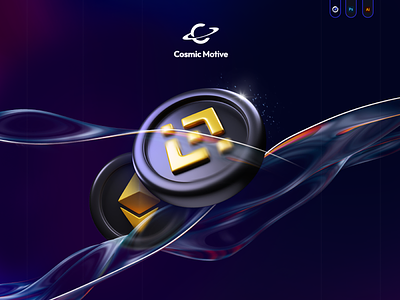 Cosmic Crypto crypto design illustration logo mobile mobile app product product design ui ui design ux