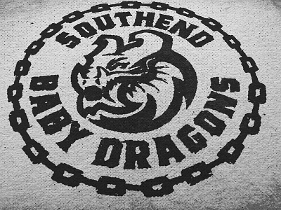Baby Dragons Turnover Chain athletics branding chain design dragon illustration logo sports