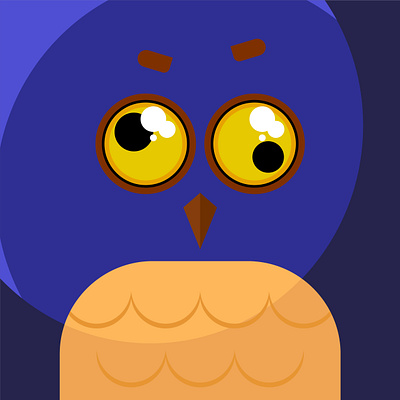 Who! 1 animal artwork branding crazy design digital fun graphic design illustration logo owl ui vector