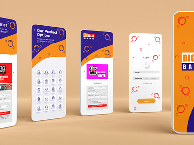 Big Value Banners App Screens Mockups appdesign appdesigner appmockups appscreen design designtick designticks figma mockups ui uidesign userinterface