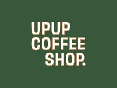 UPUP COFFEE SHOP branding design futurecommanddesignoffice hiroshima japan logo vector