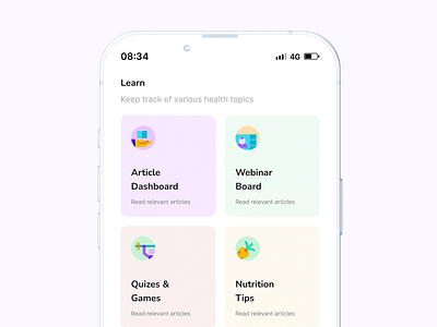 Health Tracker App health healthtrackerui interaction design product ui ux