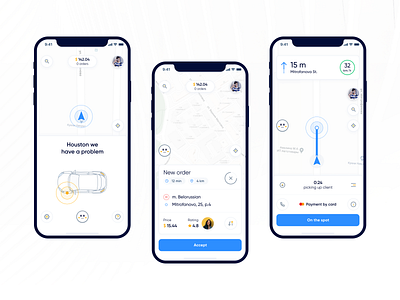 Taxi drver's mobile app app design graphic design illustration mobile taxi ui