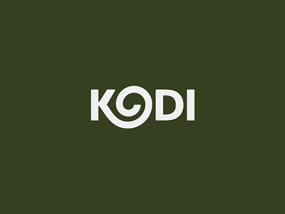 KODI case study fashion green identity logotype typography visual identity