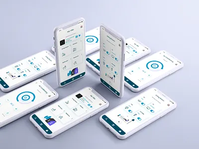 Casa - A smart home automation app 3d app automation design ui ux