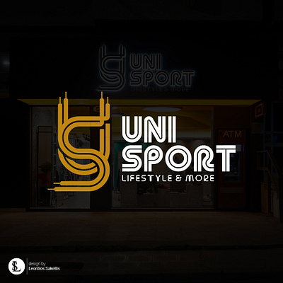 Unisport brand identity athletic basketball branding identity leontios logotype sakellis sneakers unisport