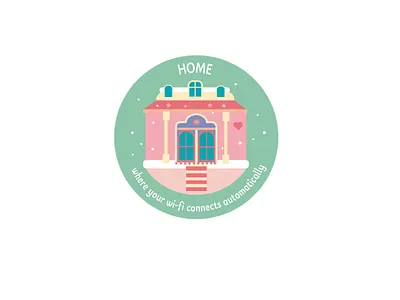 HOME app branding design illustration logo pastel typography ui ux vector