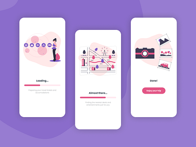 Daily UI 076 - Loading app dailyui dailyui076 design figma loading loading screen loading screens mobile mobile app mobile design ui