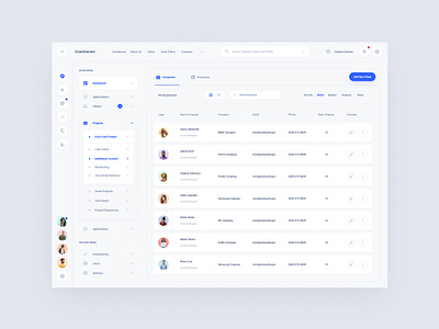 Clients Table Dashboards Figma, Sketch, XD dashboard figma product sketch xd