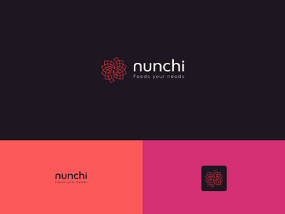 Logo design - Nunchi (brand identity) 2d brand branding design food gourmet health identity illustration logo minimal startup tasty type ui unique ux vector
