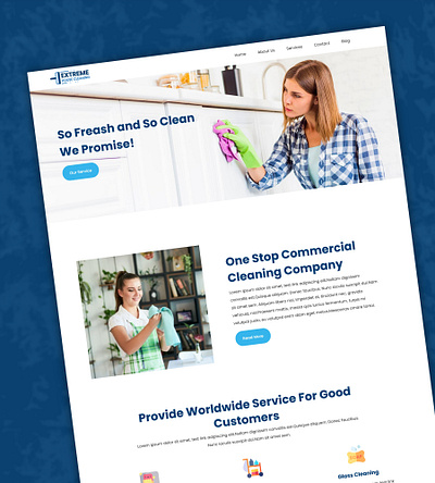 TemplateToaster - Extreme House Cleaning Company WordPress Theme cleaning housecleaning template templatetoaster ui web development webdesign website builder wordpress wordpress theme wordpresstheme