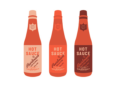 Shake Bottle Well bottle label branding hot sauce illustration label lettering packaging print type typography