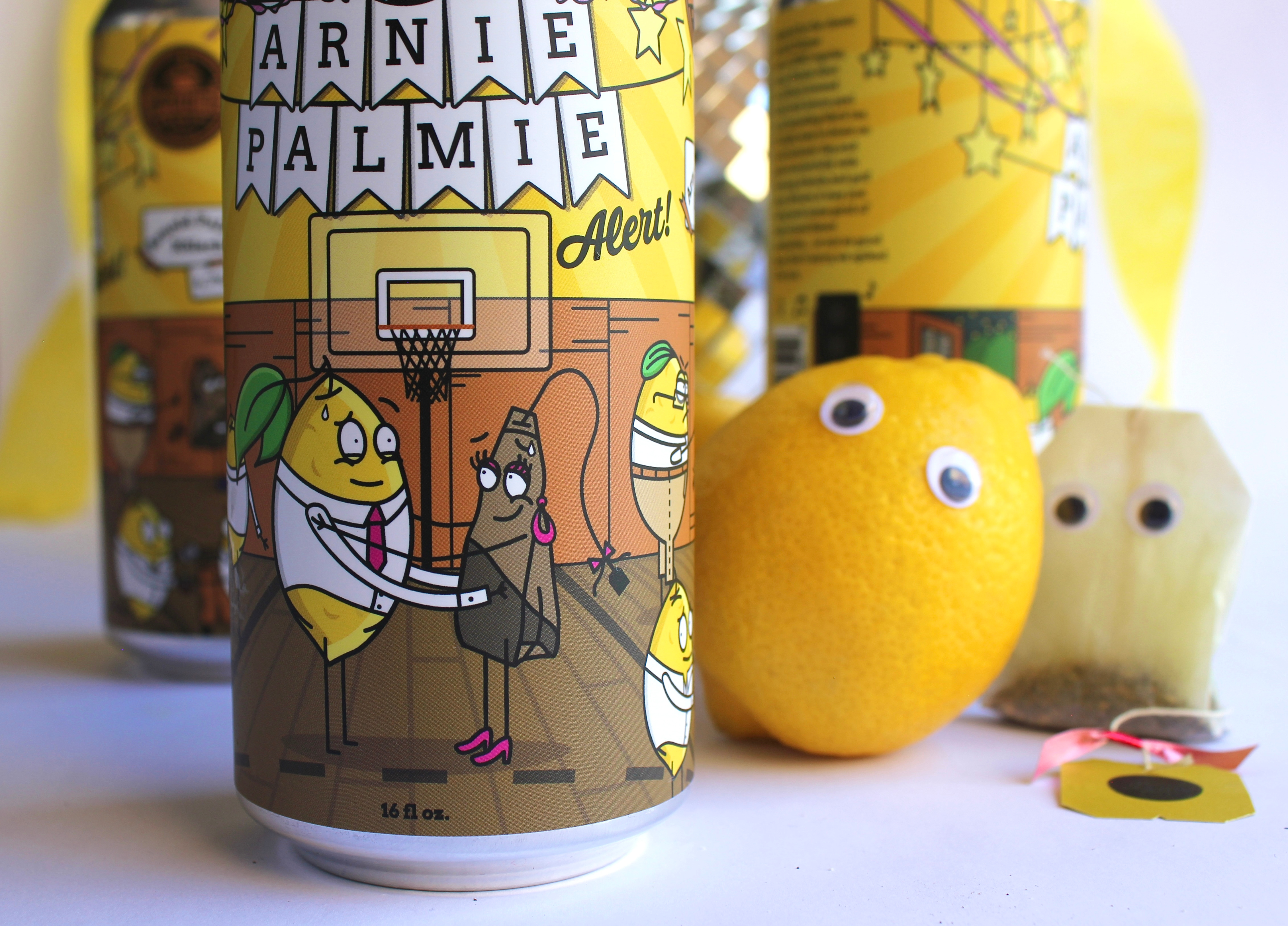 Arnie Palmie Alert Beer Label Design arnold palmer beer beer design beer label beer label design beer packaging beverage design brewery brewery design graphic design illustration label design package design packaging