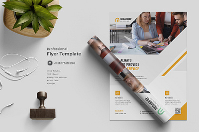 Flyer Template-10 cv flat design flyer modern design professional design resume