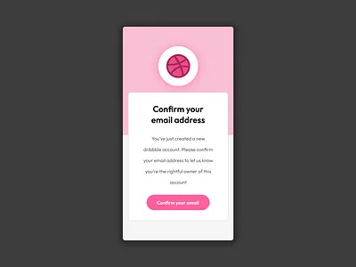 Confirmation branding card confirmation design email joise logo typography ui ux