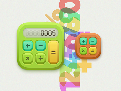 #DailyUI #005 Day 5 app application calculator dayliui design graphic design icon ui