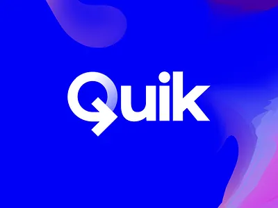Quik Logo and Brand Identity arrow best brand branding corporate design domain identity initial lines logo mark market minimal modern nft q simple smart symbol