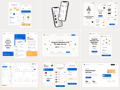 UI 2021 best shot blue card ui clean collection dashboard mobile app motion orange product design responsive typography ui ui ux user experience ux web app website