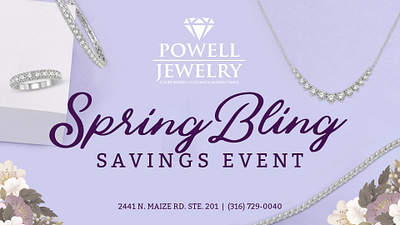 Powell Jewelry Spring Bling art brand branding design identity kansas wichita