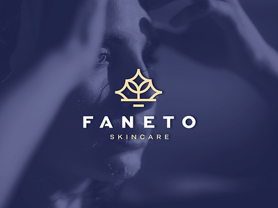 Faneto Skincare abstract beautiful beauty branding character combination crown design graphic design icon illustration logo mark skin skincare symbol vector