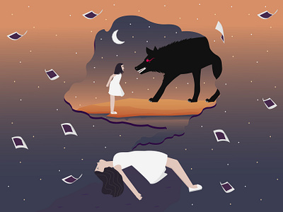 Electronic blackmail aftereffects design drawing girl harassment illustration illustrator motiongraphics suicide vector