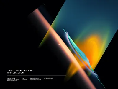 Abstract generative art NFT art background color dark nft