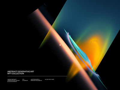 Abstract generative art NFT art background color dark nft